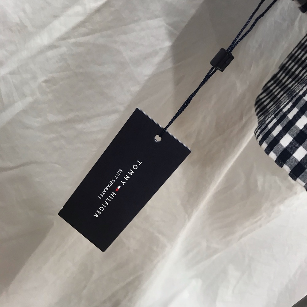 Tommy Hilfiger Gingham-Print Open Jacket - Picture 7 of 12